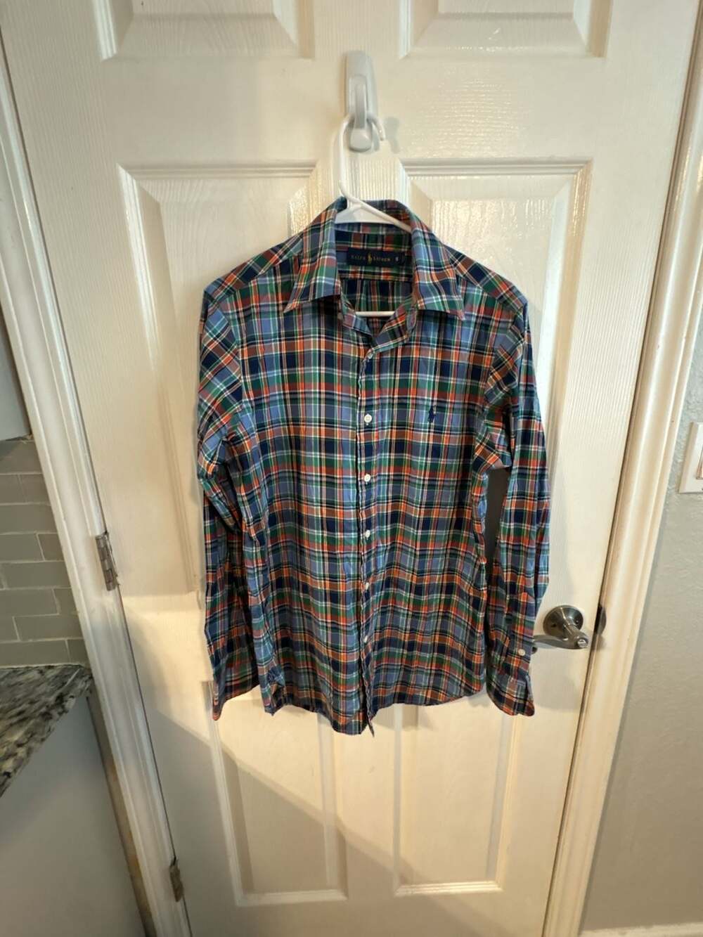 Ralph Lauren Plaid Button Down Shirt Size S Multicolor Long Sleeve